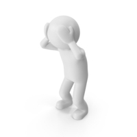 Stickman Panics PNG & PSD Images