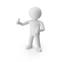 Stickman Thumb Up PNG & PSD Images