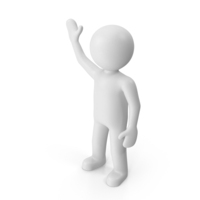 Stickman Waving PNG & PSD Images