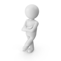 Stickman Leaning PNG & PSD Images