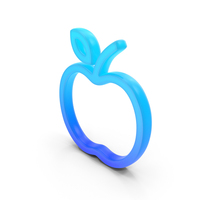 Apple Glowing Symbol PNG & PSD Images