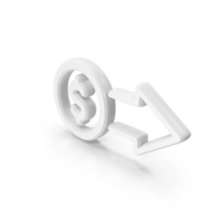 Money Exchange White Symbol PNG & PSD Images