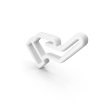 Open Palm White Symbol PNG & PSD Images