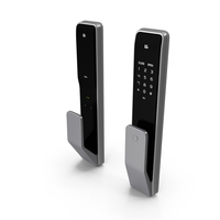 Smart Lock Xiaomi Mijia U M2 Black PNG & PSD Images