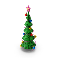 Cartoon Cute Christmas Tree PNG & PSD Images
