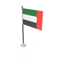 Arab Emirates Country Desk Small Stand Flag PNG & PSD Images