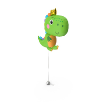 Balloon Dinosaur Toy PNG & PSD Images