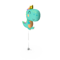 Balloon Dinosaur Toy PNG & PSD Images