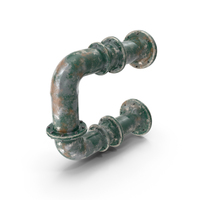 Rusty Green Pipe PNG & PSD Images