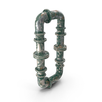 Connected Rusty Green Pipes PNG & PSD Images