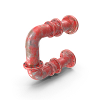 Rusty Red Pipe PNG & PSD Images