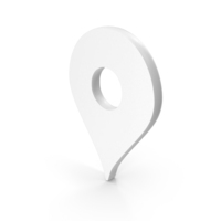 Gps Location Map Location Icon White PNG & PSD Images