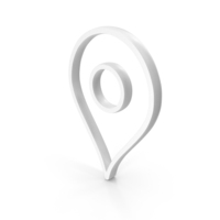 Out Line Gps Location Map Location Icon White PNG & PSD Images