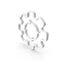 Reload Setting Icon White PNG & PSD Images