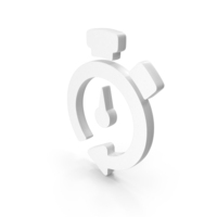Timer Icon White PNG & PSD Images