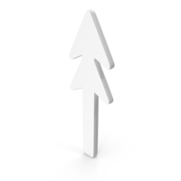 Two Headed Arrow Icon White PNG & PSD Images