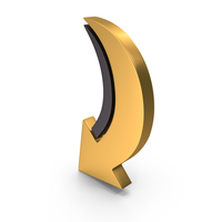 Down Double Arrow Design PNG & PSD Images