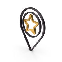 Favourite Star Locate Map PNG & PSD Images