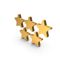 Five Star Rating Review PNG & PSD Images