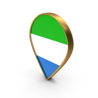 Sierra Leone Flag Navigate Location Map PNG & PSD Images