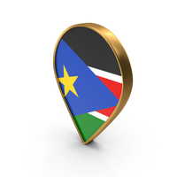 South Sudan Flag Navigate Location Map PNG & PSD Images