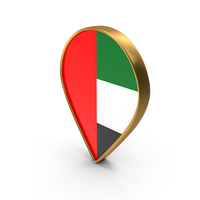 United Arab Emirates Flag Navigate Location Map PNG & PSD Images