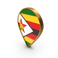 Zimbabwe Flag Navigate Location Map PNG & PSD Images