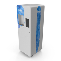 Quench Bevi Freestanding Water Dispenser Off State PNG & PSD Images