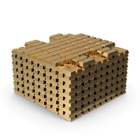 Gold Bar Big Stack PNG & PSD Images