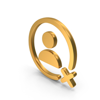 Delete New User Apps Icon Gold PNG & PSD Images