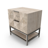 Vesper Nightstand Grey PNG & PSD Images