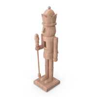 Wooden Christmas Nutcracker PNG & PSD Images