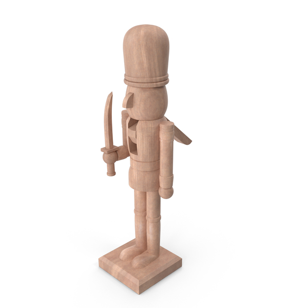 Wooden Christmas Nutcracker PNG & PSD Images