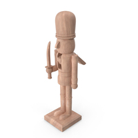 Wooden Christmas Nutcracker PNG & PSD Images