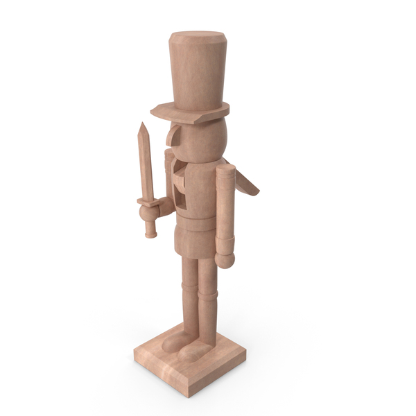 Wooden Christmas Nutcracker PNG & PSD Images