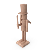 Wooden Christmas Nutcracker PNG & PSD Images