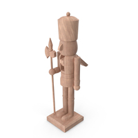 Wooden Christmas Nutcracker PNG & PSD Images