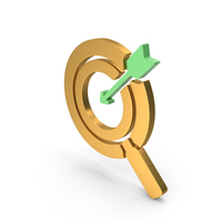 Magnify Zoom Target Arrow Hit Center PNG & PSD Images