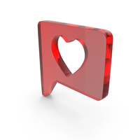 Heart Chat Bubble Like Web PNG & PSD Images