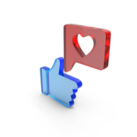 Thumbs Up Mail Heart Like PNG & PSD Images