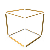 Frame Big Pieces Box Cube Abstract PNG & PSD Images