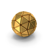 Sphear Ball With Triangle Blocks Abstract PNG & PSD Images