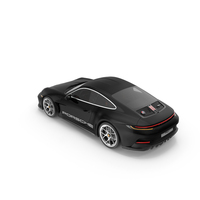 Sport Car Porsche 911 2024 Black PNG & PSD Images