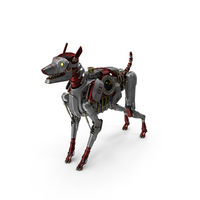 Futuristic Robotic Dog Concept PNG & PSD Images