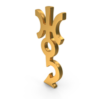Astrology Alphabet Erinyen Icon Gold PNG & PSD Images
