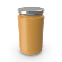 Jar Peanut Butter With Label Closed PNG & PSD Images