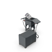 Working Industrial Metal Shredder PNG & PSD Images