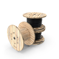 Stack Of Cable Reels PNG & PSD Images