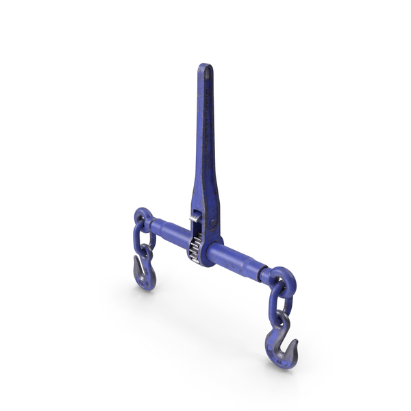 Worn Ratchet Coupling Device Blue PNG & PSD Images