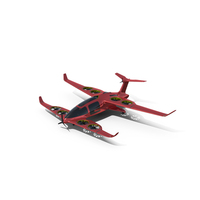 Atea EVTOL Red PNG & PSD Images